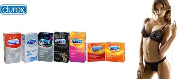 Bao cao su Durex có nhiều mẫu khác nhau