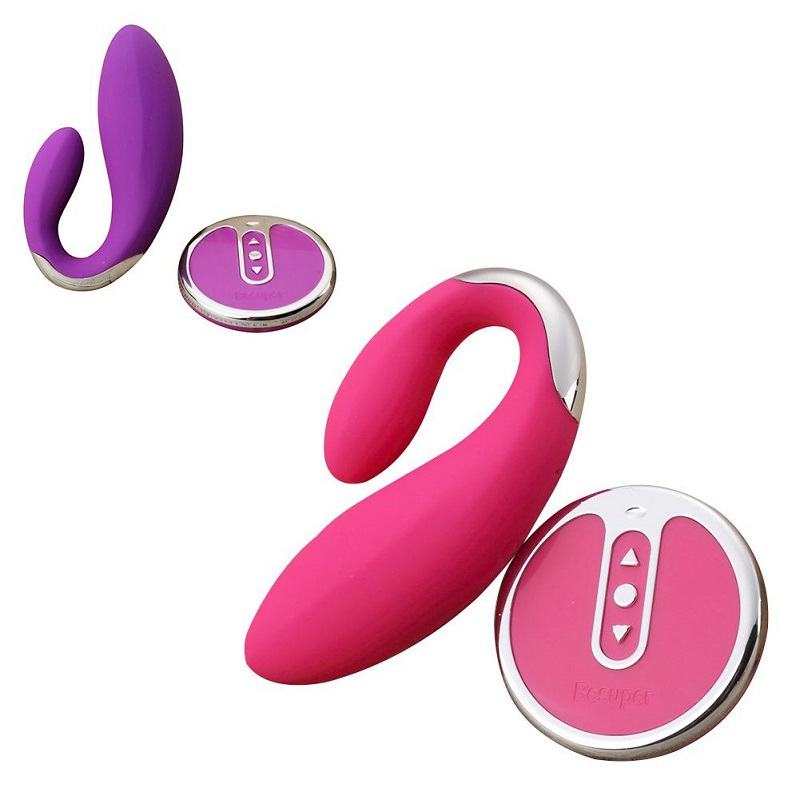 Máy rung gắn vào quần lót Vibrators hình chữ U có điều khiển từ xa